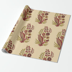 Akstract mughal motif Bunch Muster Hintergrund des Geschenkpapier