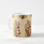 Akstract mughal motif Bunch Muster Hintergrund des Kaffeetasse (Vorderseite Links)