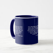 Akt 10:7 KJV Bibelschrift Zwei-Tone-Tasse Tasse (Vorderseite Links)