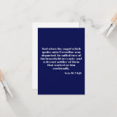 Akt 10:7 KJV Bible Scripture Grußkarte Karte (Vorderseite/Rückseite Beispiel)