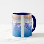 Akt 10:7 KJV Bible Scripture Pic Zwei-Tone-Tasse Tasse (VorderseiteRechts)