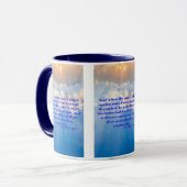 Akt 10:7 KJV Bible Scripture Pic Zwei-Tone-Tasse Tasse (Vorderseite Links)
