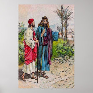 Akt 11:19-26 Barnabas bringt Saul nach Antioch Poster