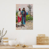 Akt 11:19-26 Barnabas bringt Saul nach Antioch Poster (Küche)