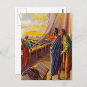 Akt 13:4-5 Segeln nach Zypern Postkarte (Vorne/Hinten)