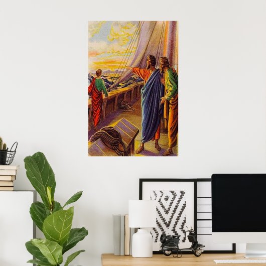 Akt 13:4-5 Segelschiff zum Zypern-Poster Poster (Heimbüro)