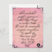 Akt 17:30 Bible Verse Memory Card-Postkarte Postkarte (Vorne/Hinten)