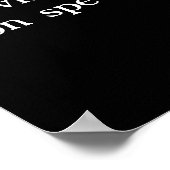 Akt 18:9 Wölfe, die in den Vollmond schauen. Poster (Ecke)