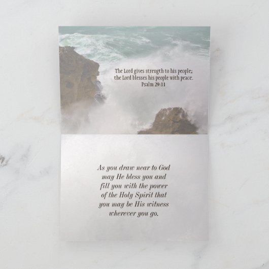 Akt 1:8 Sie erhalten POWER Bibelverse Karte (Innenseite)