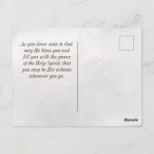 Akt 1:8 Sie erhalten POWER Bibelverse Postkarte (Rückseite)