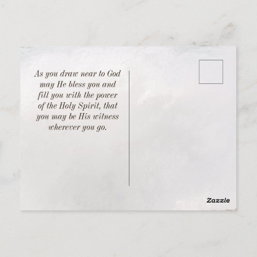 Akt 1:8 Sie erhalten POWER Bibelverse Postkarte (Rückseite)