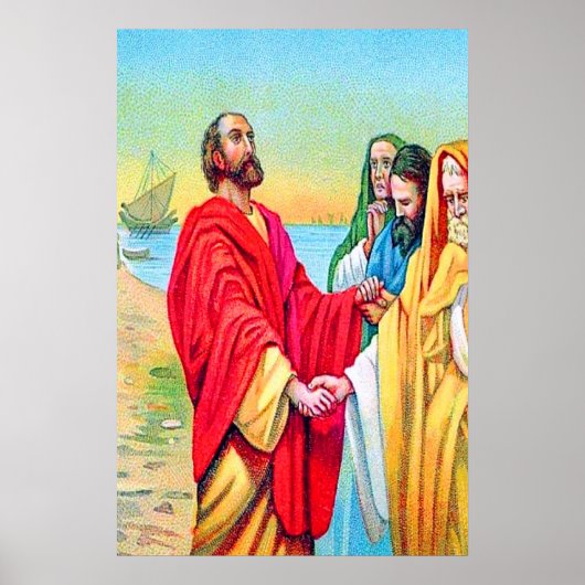 Akt 20:17-38 Ermutigung und Warnung Post Poster (Vorne)