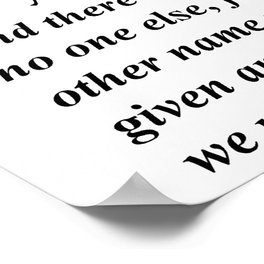 Akt 4:12 poster (Ecke)