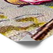 Akt 9:1-7 Saul (Paul) trifft Jesus Poster (Ecke)