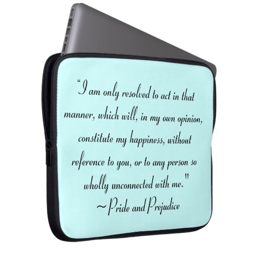 Akt in Manner zu konstituieren Glück Jane Austen Laptopschutzhülle (Vorne Rechts)