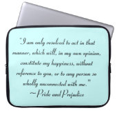 Akt in Manner zu konstituieren Glück Jane Austen Laptopschutzhülle (Vorderseite)