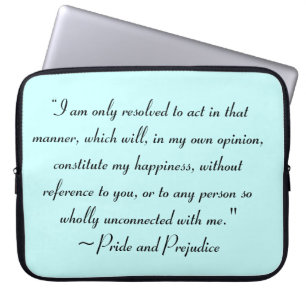 Akt in Manner zu konstituieren Glück Jane Austen Laptopschutzhülle