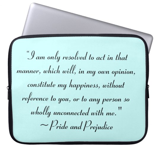 Akt in Manner zu konstituieren Glück Jane Austen Laptopschutzhülle (Vorderseite)