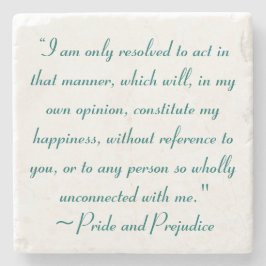 Akt in Manner zu konstituieren Glück Jane Austen Steinuntersetzer