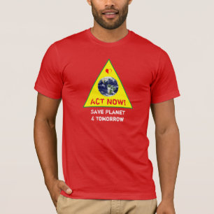 AKT JETZT & Rett Planet Klima Rebellion T-Shirt