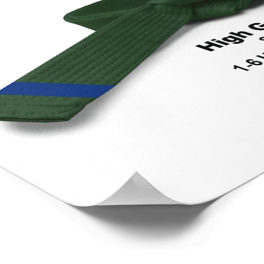 AKTA Belt Rank Poster (Ecke)