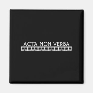 Akta-Nichtverba-Aktionen keine Motivierend lateini Magnet