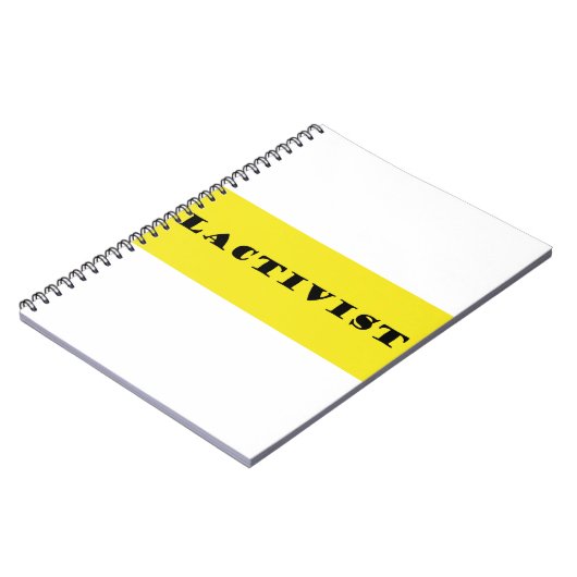 Aktationsaktivist Notizblock (Linke Seite)