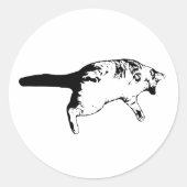 Aktdarstellung in kompakter Form Runder Aufkleber (Vorderseite)