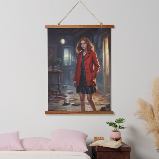 Akteneinsicht: Beratungsbüro Wandteppich Mit Holzrahmen (Schlafzimmer)