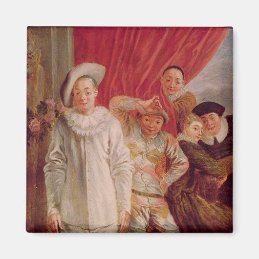 Akteure der Comedie Italienne Magnet (Vorne)