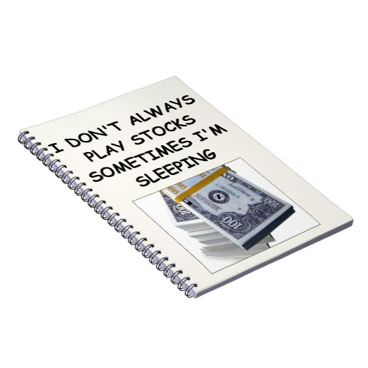 Aktien Notizblock (Rechte Seite)