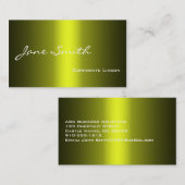Aktien von Gold Standard Business Cards Visitenkarte (Vorne/Hinten)