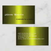 Aktien von Gold Standard Business Cards Visitenkarte (Vorne/Hinten)