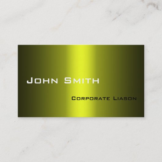 Aktien von Gold Standard Business Cards Visitenkarte (Vorderseite)