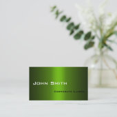 Aktien von Green Standard Business Cards Visitenkarte (Stehend Vorderseite)