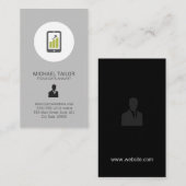 Aktienanalytiker Visitenkarte (Vorne/Hinten)