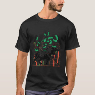 Aktienhandel Bullischer Aktionär Trader T-Shirt
