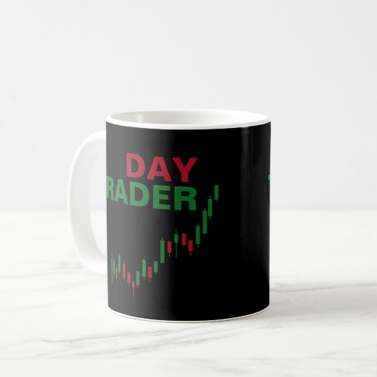 Aktienhändler Kaffeetasse (Vorderseite Links)