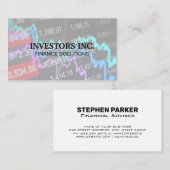 Aktienkarte | Grafik | Finanzen Visitenkarte (Vorne/Hinten)