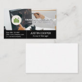 Aktienkarten | Risikomanagement-Visitenkarte Visitenkarte (Vorne/Hinten)