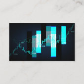 Aktienkurs | Finance Logo Visitenkarte (Rückseite)