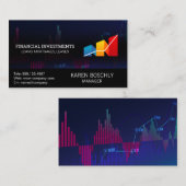 Aktienkurs | Fintech Visitenkarte (Vorne/Hinten)