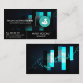 Aktienkurs | Geldbeutel Visitenkarte (Vorne/Hinten)