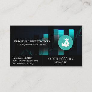 Aktienkurs   Geldbeutel Visitenkarte