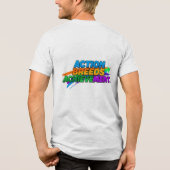 Aktion bringt Erfolge. Tri-Blend Shirt (Rückseite)