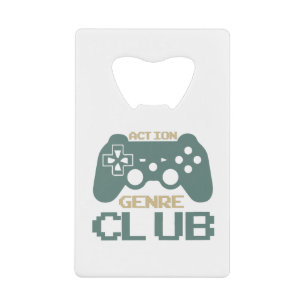 Aktion Genre Club-Gaming-Gamer-Game-Funny Geldbeutel Flaschenöffner