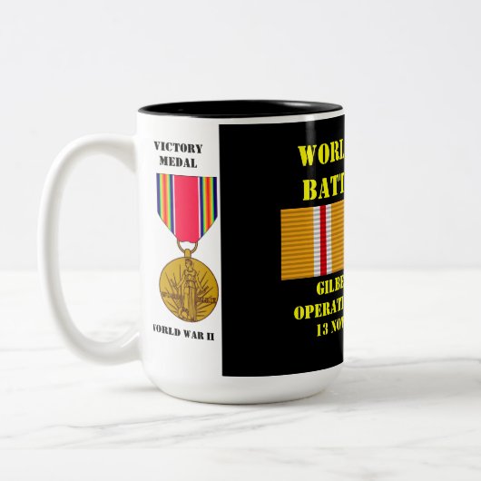 Aktion "Gilbert Islands" Zweifarbige Tasse (Links)