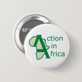 Aktion in Afrika-Button Button (Vorne & Hinten)
