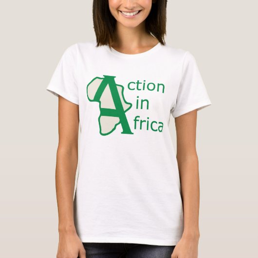 Aktion in Afrika-T-Shirt T-Shirt (Vorderseite)
