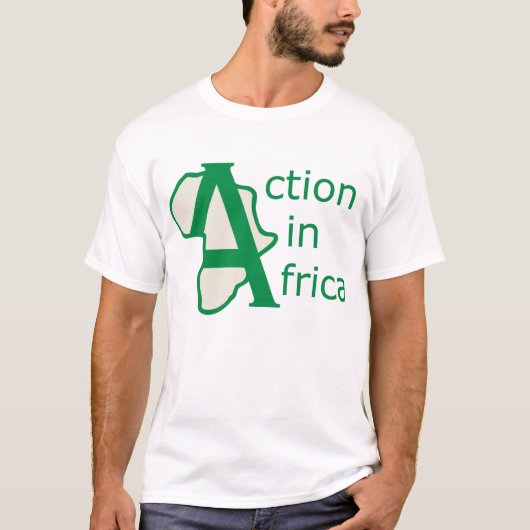 Aktion in Afrika-T-Shirt T-Shirt (Vorderseite)